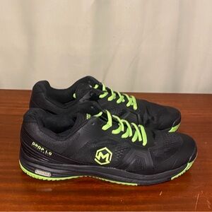 Montis Drop 1.0 Black Neon Performance Pickleball Shoes Unisex Mens11/ WMNS 12.5